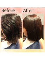 ミマインズ(MeMines)&nbsp;アッシュ伸ばしかけメンズライクショートボブj西阿知30代40代