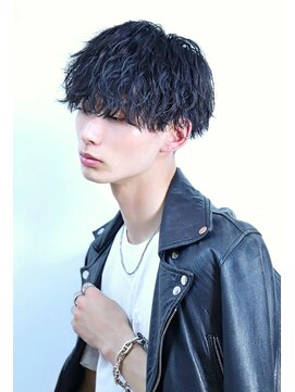 リップスヘアー 梅田(LIPPS hair) 波打ちツイスパ マッシュ 刈り上げ ツーブロック