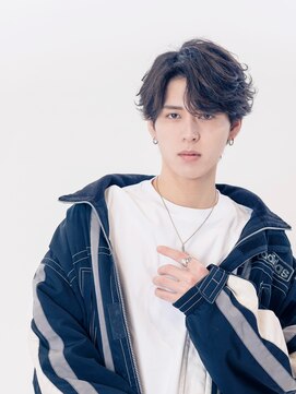 スノードロップ 高円寺店(Snowdrop) ブルーブラック/スペインカール/スパイキーショート/高円寺