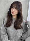 ダークアッシュ×外ハネリバース巻き