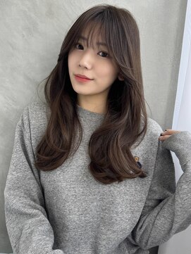 ソヨン 西小倉店(SOYON) ダークアッシュ×外ハネリバース巻き
