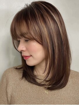 レリーオーファ 六甲(RelyOfa) 内巻きミディ