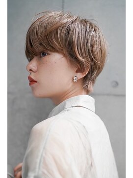 ギークス(GEEKS) 【GEEKS渋谷】マロンベージュ/マッシュショート/秋カラー/透明感