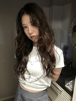 チャプター 問屋町(chapter)&nbsp;ナチュラルブラウンロングウェーブスタイル