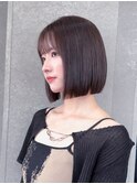 ◇ボブ 縮毛矯正 顔周りカット 表参道 髪質改善
