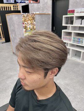 段 ワンブリーチで作るベージュカラー！