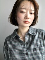 シール 梅田(CIRR) フェイスラインが気になる方におすすめ丸みレイヤーボブ