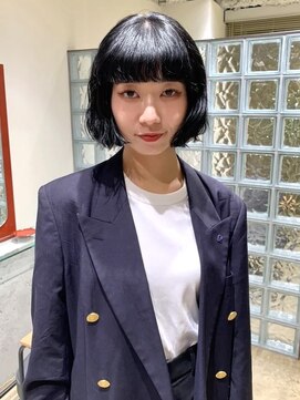 ノル 栄矢場町(nol) フェイクブラック×ボブカット