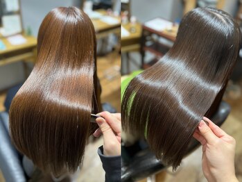 フルール(Fleur)の写真/クセ・頭皮の悩みに合わせて貴方だけの髪質改善をご提案♪ダメージの少ないツヤ髪に◎[町田/髪質改善]