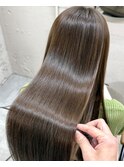 髪質改善カラーで叶える艶髪ロング