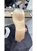10722ホワイトブロンド抜きっぱなしブロンド