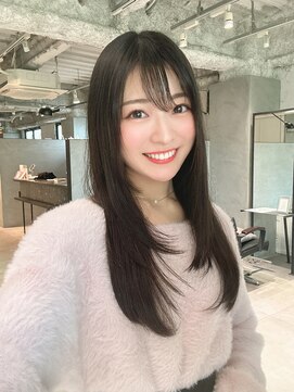 シェリム 栄(CHERIM) 美髪レイヤーカット/顔まわりレイヤー/ストレートロングレイヤー