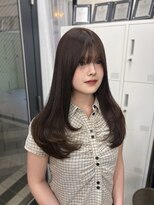 ココロ(COKORO)&nbsp;beige brown × layer cut