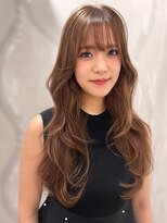 アフロートナガノ(AFLOAT NAGANO) 大人可愛いハイトーンレイヤー/ミルクティーベージュ