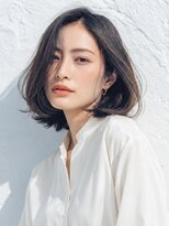 ニコデュエ 本厚木(nico. due) グレージュアッシュ/黒髪/艶感/エアストレート/本厚木