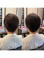 ヘアカラー専門店カラープラス石和店&nbsp;40代50代60代/BeforeAfter/白髪染め/おしゃれ染め