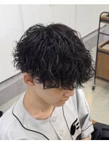 シルク 大宮(SilQ) 強めシャドウパーマ/メンズ/men's/メンズサロン/眉毛