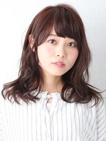 パティオンツー(PATIONN2)&nbsp;ゆるふわ大人可愛いミディアムうるツヤ愛されブラウンカラー♪