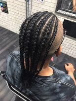 ミミック (mimic)&nbsp;太め地毛コーンロウ　TRICKstyle！