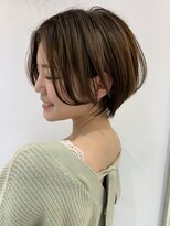 シー バイ ロンド 新宿(Sea by Lond)&nbsp;【佐藤健太郎】大人かわいいアッシュブラウン丸みショートボブ