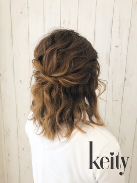 ケイティ(Keity) ハーフアップ【TEL予約でお得】¥2300→¥2100