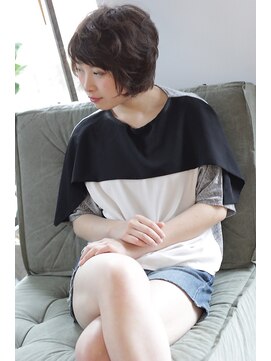 ロミー 本厚木(ROMMY.) 無造作パーマのカジュアルショート2 / ロミー本厚木