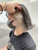 マハロ(mahalo) ネイビーグレージュ×パールベージュ ＊【インナーカラー/千葉】