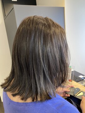 モラ 神楽坂(Mora) ダメージレス大人ハイライト×グレーベージュstyle