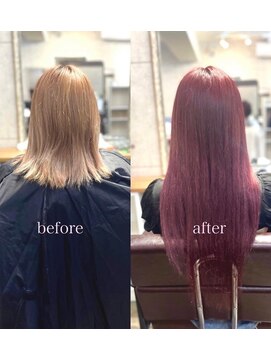 ルフレ 新宿本店2nd(Reflet) #裾カラー　＃ハイトーン　＃ダブルカラー