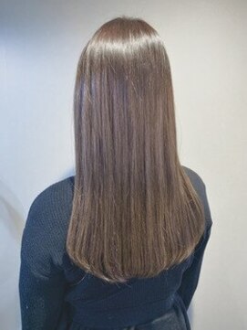 エイム ヘア リアム 調布店(eim hair liam) 艶ストレート×サファリカラー
