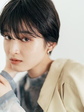 フォト イケブクロ(foto IKEBUKURO) 黒髪/黒染め×前髪パーマ/ショート/ボブ☆髪質改善[池袋]