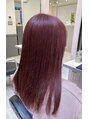 アグ ヘアー パム 茅野店(Agu hair pam) 深みのあるワインピンクカラー