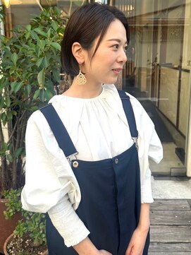 モク 大阪梅田店(MOK) 【丸みボブ】オイルでまとまるボブ