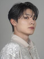 オーシャントーキョーオーバー 渋谷(OCEAN TOKYO OVER)&nbsp;韓国マッシュセンターパートダウンパーマニュアンスパーマウルフ