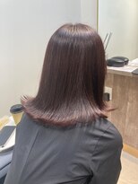 イーエムエー アールビアンカ 名駅店(e.m.a×Ar be.anca)&nbsp;ブリーチなしレッドピンク