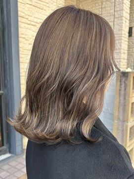 オルソーヘアー(orso hair) orso hair x 縮毛矯正履歴あり ハイライトベージュカラー