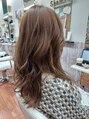 ファイン 滝川店(Fine)&nbsp;ブリーチなしで明るめに！大人可愛いセミロング