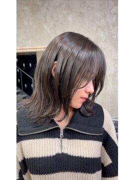 ヘアーアンドケアブラスト(HAIR CARE Blast) 韓国風透明感カラー/ブリーチなしグレー/ブリーチなし透明感