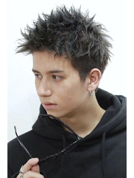 リップス 心斎橋(LIPPS) 【ツーブロック】スパイキーショート