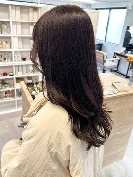 ミュラ(mulah) レッドブラウンボルドーカラー＊ブリーチなし暗め暖色カラー