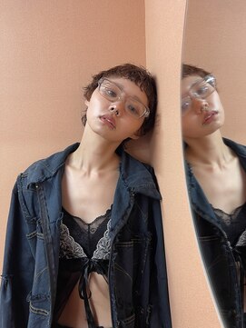 キジ(KIJI) ベリーショート/バズカット/ショート/アッシュブラウン