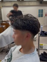 タメ(tame-)&nbsp;スペインカール/ブルーブラック/フェザーパーマ[メンズ/都賀]