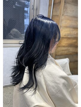 ジーナ(XENA) ケアブリーチ1回で叶う韓国風ワンホンネイビーブルー！