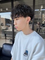 髪屋 紬&nbsp;メンズ/メンズパーマ/メンズカット/波巻きパーマ