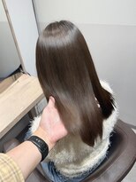 サロウィン 大宮Crest店(SALOWIN)&nbsp;艶髪 縮毛矯正 ココアブラウンカラー