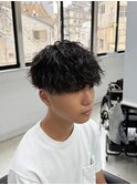 【ツイストスパイラル】【ツイスパ】【メンズパーマ】