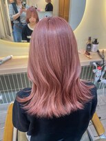 テトラ バイ ネオリーブ 横浜西口店(tetra by neolive)&nbsp;1ブリーチ　ピンクグレージュ　ハイトーン　横浜　N
