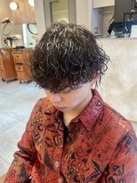 キャンバス バイ ネオリーブ 横浜西口(Canvas by neo.)&nbsp;メンズパーマ　波巻きスパイラルパーマ　横浜