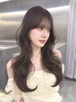 マウルルナ(MAEUL luna)&nbsp;韓国くびれ　レイヤーカット　前髪『MAEUL luna 桔川』