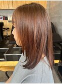 20代30代40代◎似合わせカットデザインカラーオレンジブラウン